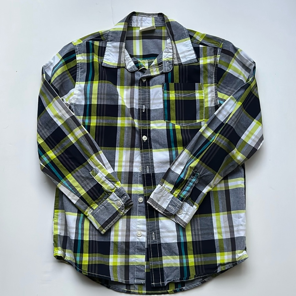 Plaid long sleeve shirt